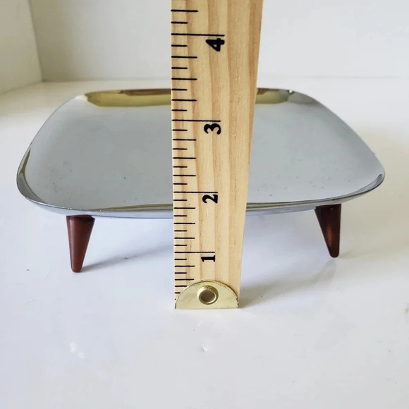 Vintage Retro  Gourmates Serving Tray with Bakelite Handle/Feet. - Picture 6 of 7